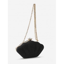 Glitter Shell Shaped Crossbody Bag