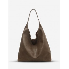 Women's Daily Casual Solid Color Slouchy Tote Shoulder Bag